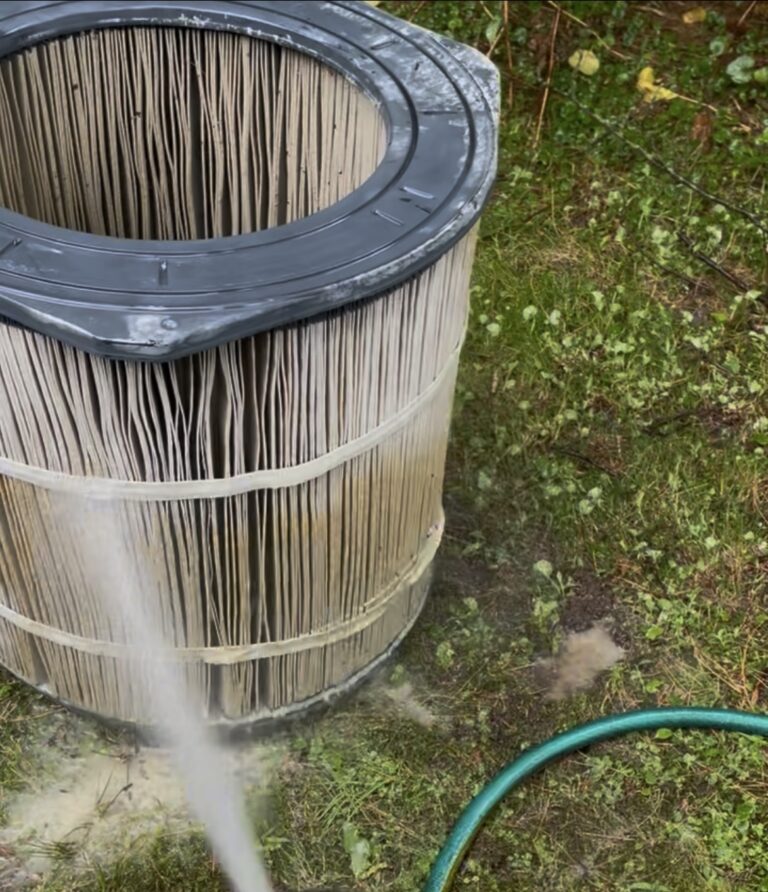Pool Filter Cleaning